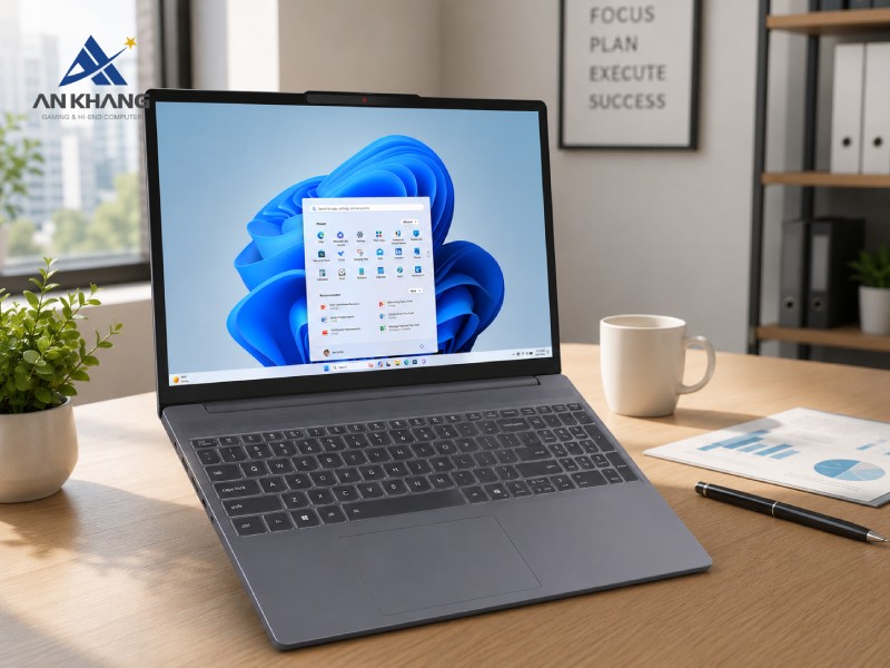 Lenovo IdeaPad Slim 3 15ARP10 sở hữu màn hình đáp ứng nhu cầu học tập, làm việc và giải trí hàng ngày