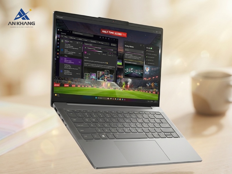 Lenovo IdeaPad Slim 5 14IPH11 83S5000DVN được trang bị bàn phím thoải mái, tối ưu trải nghiệm làm việc