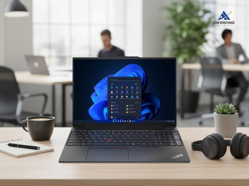 Laptop Lenovo ThinkPad E16 Gen 2 21MA004KVA là laptop doanh nghiệp tích hợp AI thế hệ mới