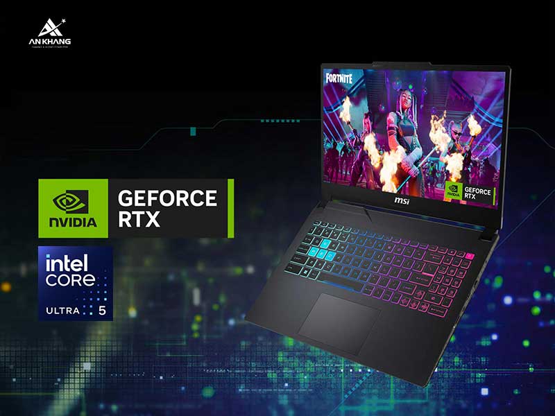 Laptop gaming MSI Cyborg 15 AI A1VEK-245VN hiệu năng mạnh, cân mọi tác vụ