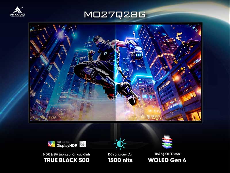 Màn hình Gaming Gigabyte MO27Q28G cho hình ảnh cực sắc nét, sống động, chân thực