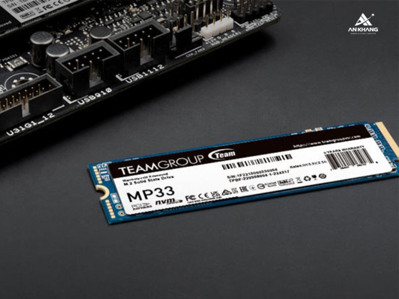 Ổ cứng SSD Team Group M2.2280 PCIe Gen3x4 MP33 256GB với tốc độ đọc/ghi vượt trội