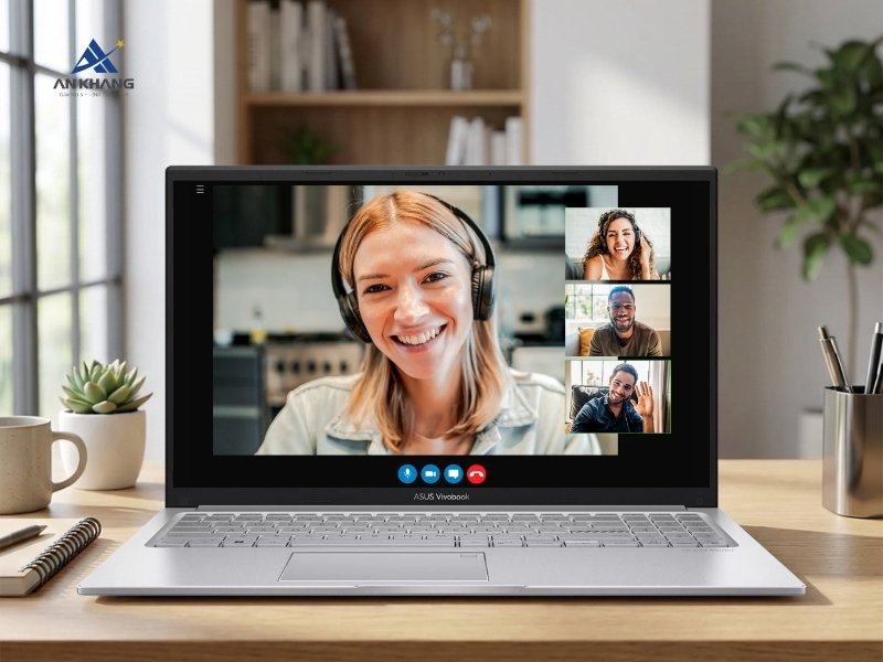 Laptop ASUS Vivobook 15 X1504ZA-NJ1608W với hệ thống đa phương tiện chất lượng