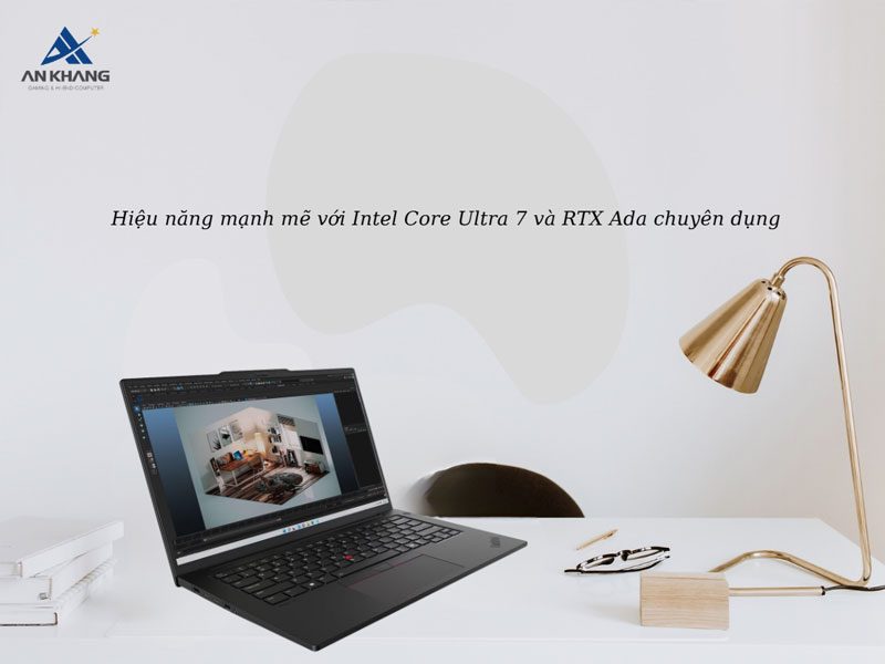 Laptop Lenovo ThinkPad P14s Gen 5 21G20053VA không chỉ xử lý mượt mà các tác vụ truyền thống, mà còn tối ưu hiệu suất cho những tác vụ AI mới