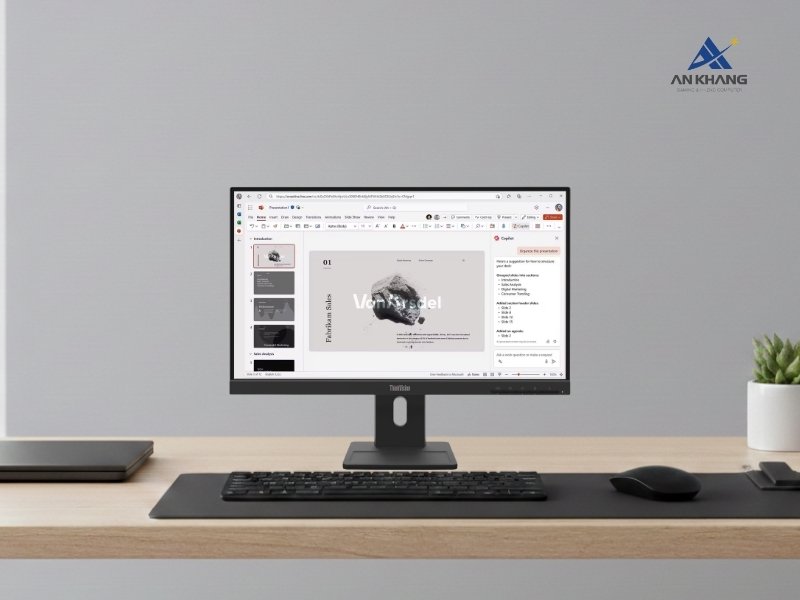 M&agrave;n h&igrave;nh Lenovo ThinkVision E22-40 64C9MAR6VN đ&aacute;ng đầu tư cho l&agrave;m việc d&agrave;i giờ