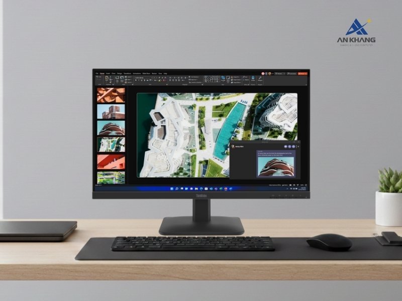 Màn hình Lenovo ThinkVision S27-4e 64BEKAR1VN hiển thị đẹp, tiết kiệm điện năng