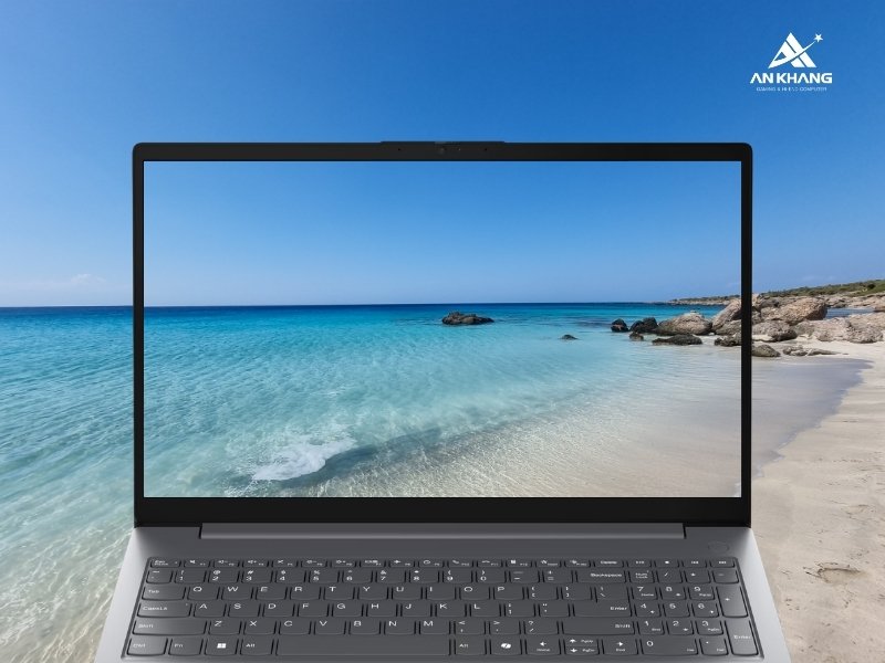 Laptop Lenovo V15 G5 IRL 83HF00BRVA hiển thị rõ nét, ổn định