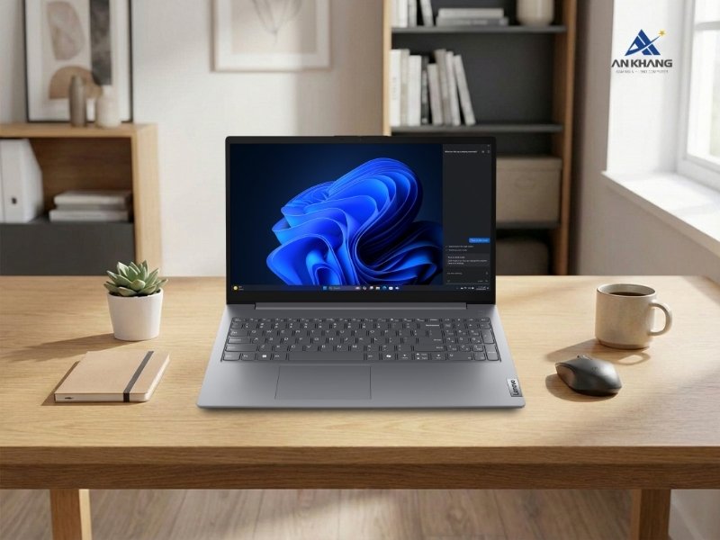 Laptop Lenovo V15 G5 IRL 83HF00BRVA vận hành ổn định, thiết kế bền bỉ cho học tập, làm việc