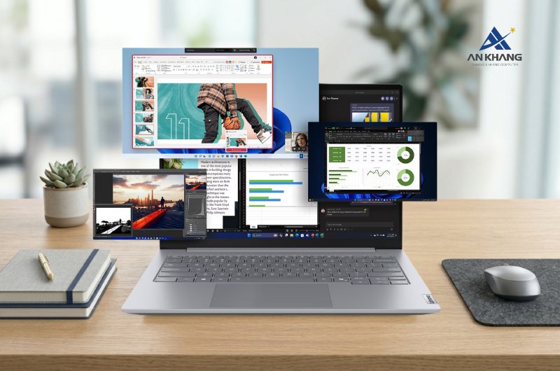 Laptop Lenovo ThinkBook 14 G8 IAL 21SJ00EAVN trang bị cấu hình bộ nhớ và lưu trữ linh hoạt
