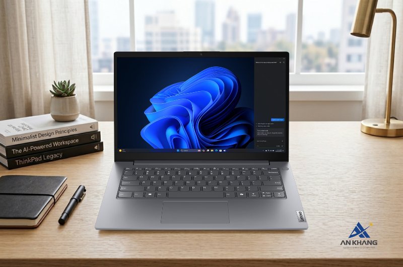 Laptop Lenovo V14 G5 IRL 83HD003DVA là chiếc laptop 14 inch mỏng nhẹ, bền bỉ, linh hoạt cho doanh nghiệp