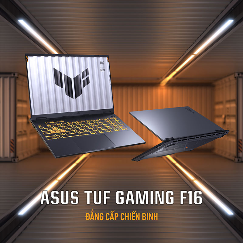 Laptop ASUS TUF Gaming F16 FX608JMR-RV048W ~ Chiến binh gaming AI mạnh mẽ