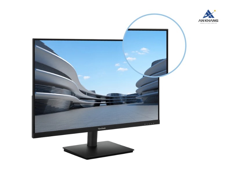 Màn hình ViewSonic VA270A-H với thiết kế viền mỏng 3 cạnh hiện đại