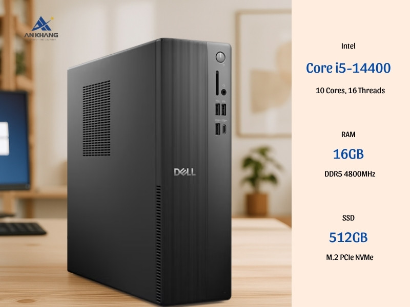 Dell Slim ECS1250 DS-14400-16-512G hiệu năng ổn định, đa nhiệm mượt mà