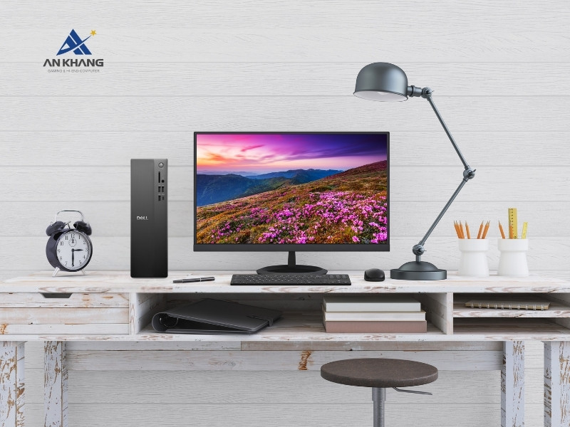 Máy tính để bàn Dell Slim ECS1250 DS-14400-16-512G thiết kế slim gọn nhẹ, phù hợp mọi không gian