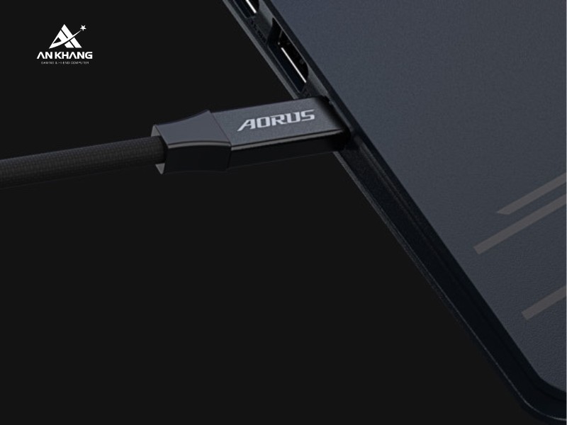 Laptop Gigabyte AORUS MASTER 16 BYHC5VNE64SH pin trâu và sạc nhanh tiện dụng