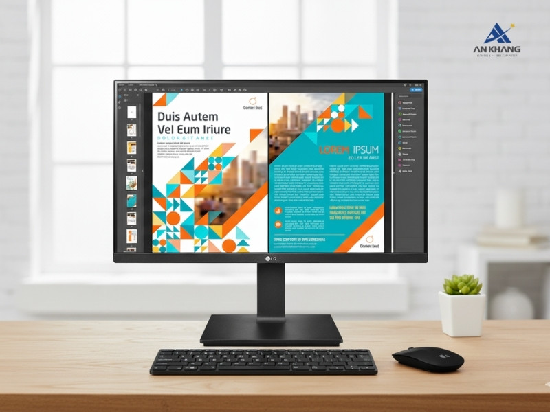 Màn hình LCD LG 24QP550-B là màn hình 2K sắc nét cho làm việc và giải trí