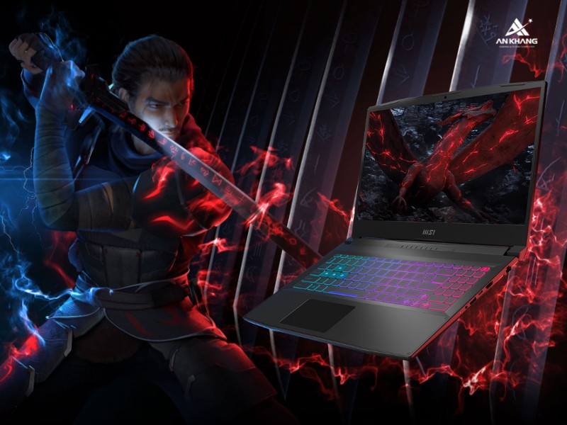 Laptop Gaming MSI Katana 15 B13VGK 2065VN - Laptop hiệu năng cao, đồ họa khủng