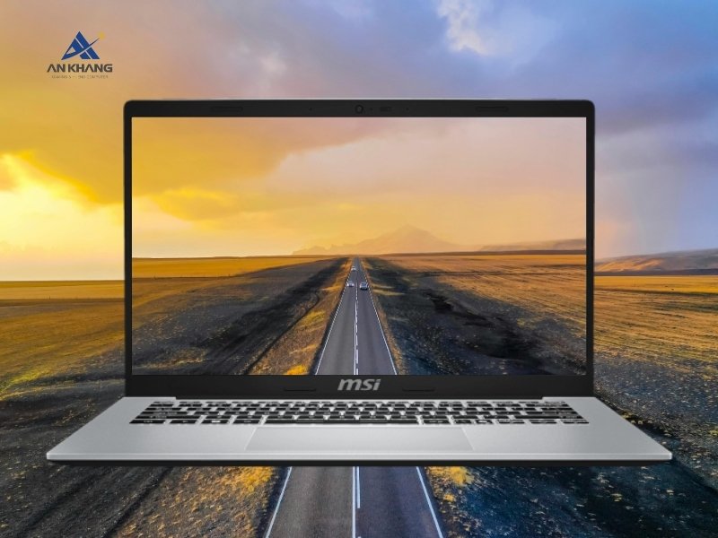 Laptop MSI Modern 14 F13MG-466VN (bản 16GB RAM) hiển thị r&otilde; n&eacute;t, m&agrave;u sắc ổn định ở nhiều g&oacute;c nh&igrave;n