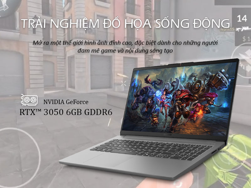 Laptop Lenovo LOQ 15IAX9E 83LK0036VN - Trải nghiệm đồ họa sống động