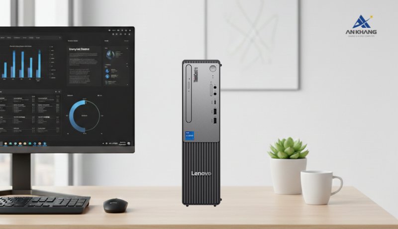 Máy tính để bàn Lenovo ThinkCentre neo 50s Gen 5 12XD002LVA nhỏ gọn, hiệu năng cao cho doanh nghiệp