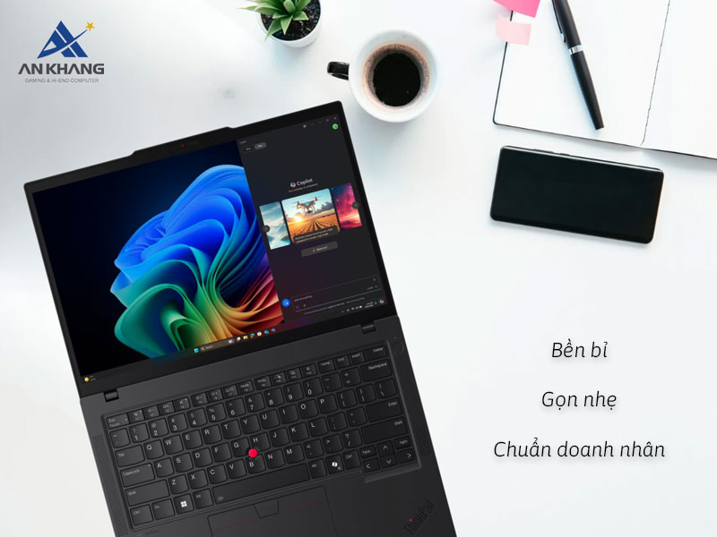 Lenovo ThinkPad T14 Gen 6 được thiết kế bền bỉ, linh hoạt