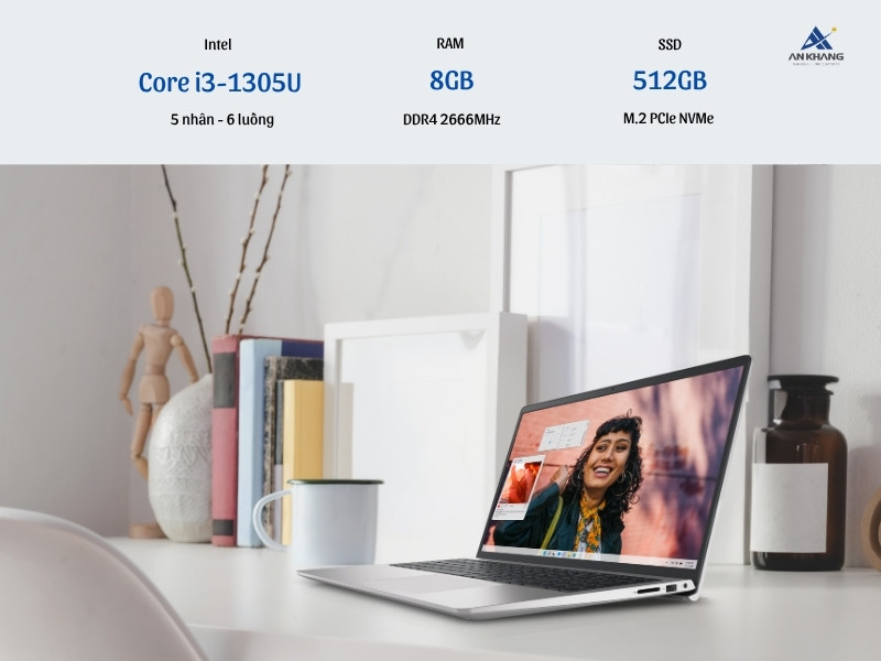 Laptop Dell Inspiron 15 3530 P16WD5 với hiệu năng ổn định, tiết kiệm điện năng