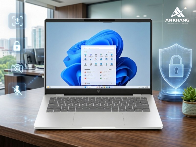 HP OmniBook 7 14-fs0042TU C1MP3PA tích hợp các tính năng bảo mật đem lại sự yên tâm cho người sử dụng