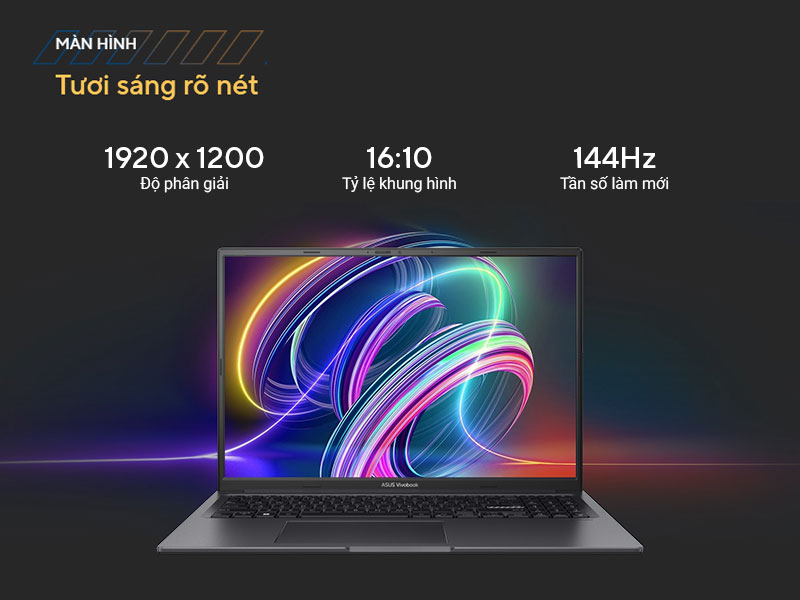 Asus Gaming Vivobook K3605VC-RP431W - Màn hình mượt, sắc nét
