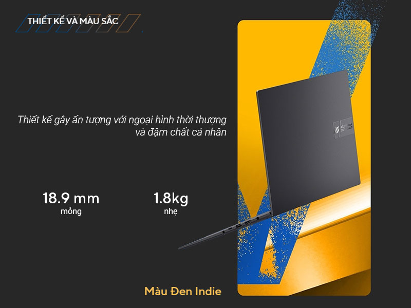 Laptop Asus Gaming Vivobook với thiết kế cá tính