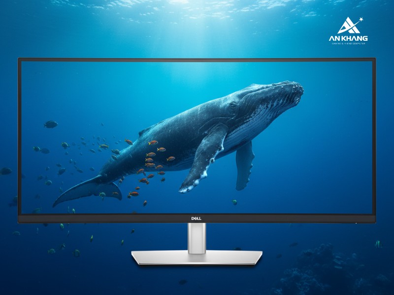 Màn hình cong Dell 34 P3424WE hiển thị đẹp mắt, chân thực