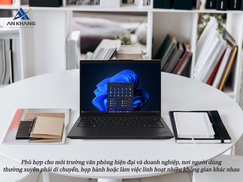 Lenovo ThinkPad L14 Gen 6 21S60025VA được thiết kế chuẩn laptop doanh nghiệp, gọn nhẹ v&agrave; bền bỉ