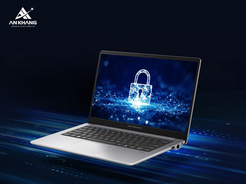 Laptop ASUS ExpertBook P1 với trang bị hệ thống bảo mật đảm bảo cho dữ liệu cá nhân cũng như doanh nghiệp