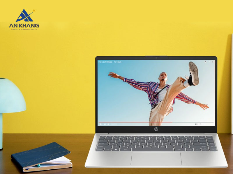 Laptop HP 14 với khả năng hiển thị đủ dùng cho nhu cầu cơ bản