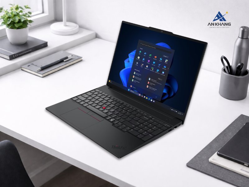 Laptop Lenovo ThinkPad E16 Gen 3 21TF003UVA dễ dàng nâng cấp bộ nhớ và lưu trữ