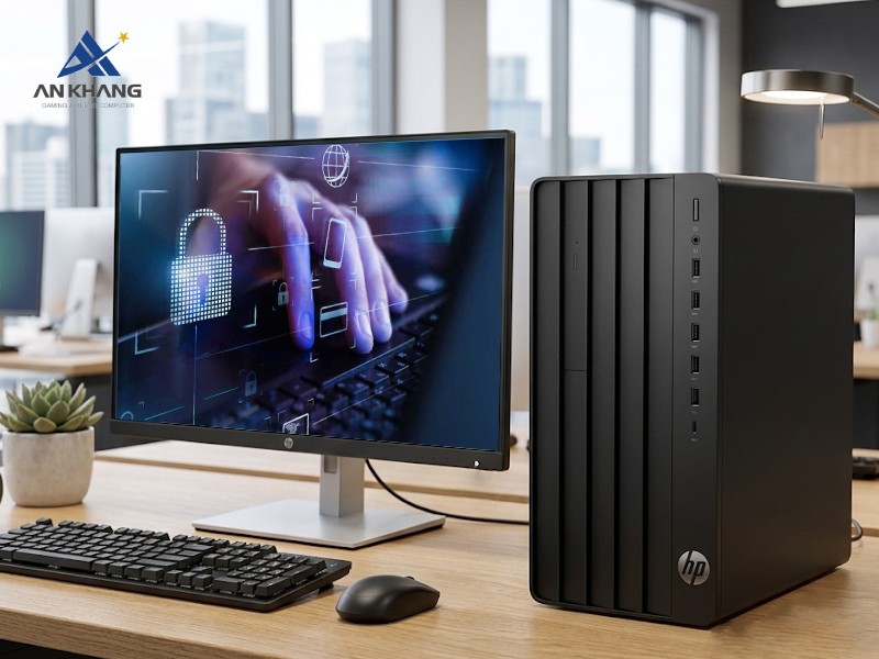 HP Pro Tower 280 G9 C46BJAT đảm bảo dữ liệu của bạn an toàn với hệ thống bảo mật tối ưu