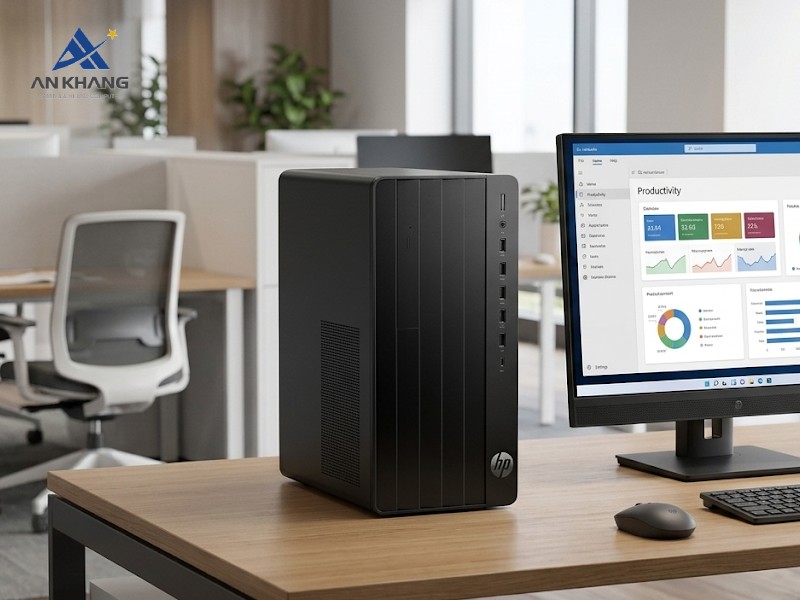 Máy tính để bàn HP Pro Tower 280 G9 C46BJAT với bộ nhớ linh hoạt cho tương lai