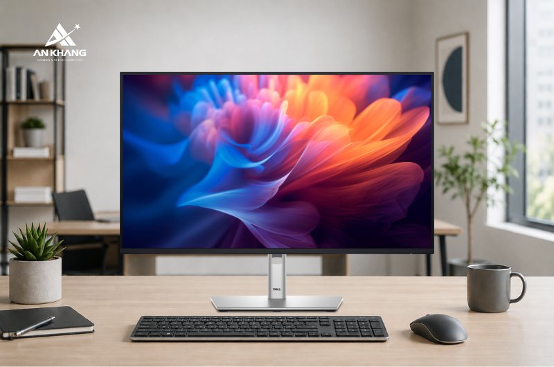 Màn hình LCD Dell P2725HE là màn hình văn phòng 27inch hiển thị rõ nét, bảo vệ mắt và kết nối đa thiết bị linh hoạt