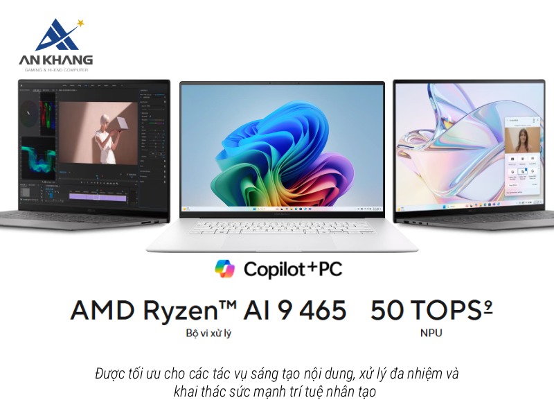 Hiệu năng AMD Ryzen AI 9 465 – Sức mạnh AI thế hệ mới cho công việc và sáng tạo