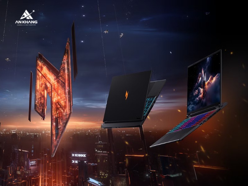 Laptop Acer Gaming Nitro 16 AI ProPanel AN16S-61-R5F4 NH.QXFSV.001 là laptop gaming AI vượt trội trong phân khúc cao cấp