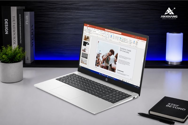 Laptop HP 250 G10 B1RY5PT trang bị 8GB RAM và 512GB SSD vừa đủ cho học tập và làm việc cơ bản