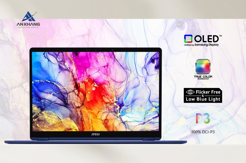 The Starry Night-259VN nổi bật với màn hình OLED 14inch sắc nét, màu sắc sống động nhờ độ phủ màu cao
