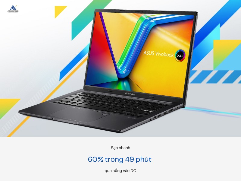 Asus Vivobook 14 OLED A1405VA-KM257W với thời lượng pin ấn tượng