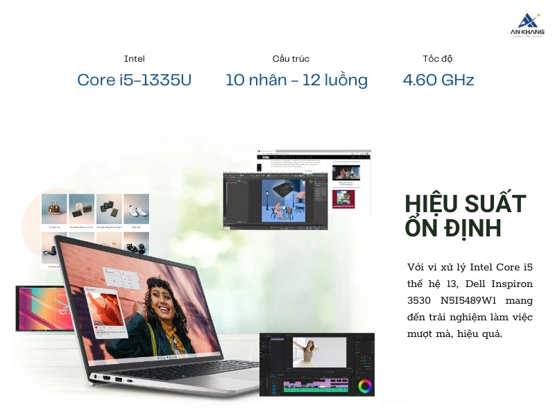 Máy tính Dell Inspiron 3530 N5I5489W1 với hiệu năng ổn định