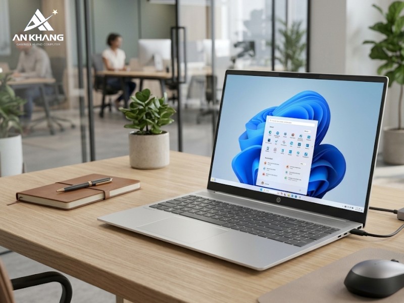 Linh hoạt cho ngày làm việc và học tập với thời lượng pin dài của laptop HP OmniBook 5 16-ag1069AU BZ7T1PA
