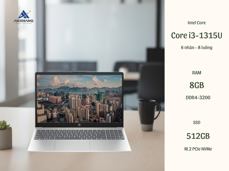 Laptop HP 15-fd0304TU A2NL5PA với hiệu năng ổn định
