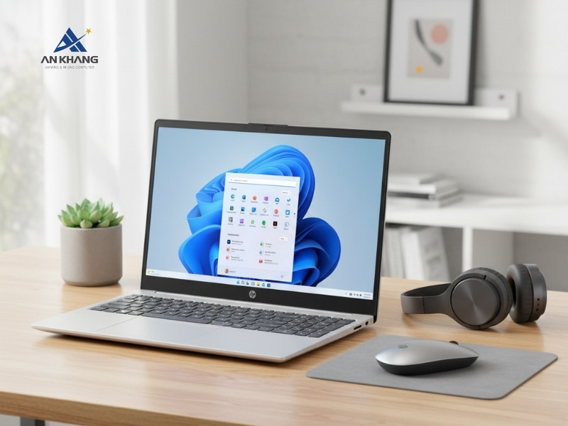 Laptop HP 15-fd0304TU A2NL5PA thiết kế mỏng nhẹ, bền bỉ