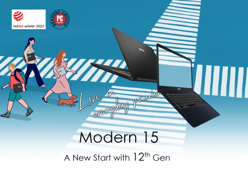 Laptop MSI Modern 15 B12M 628VN - Laptop văn phòng với hiệu năng khủng