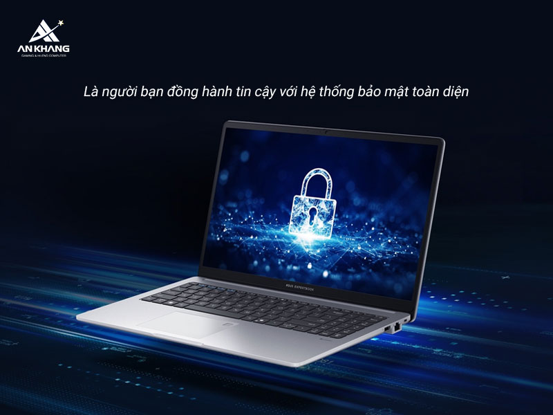 Laptop ASUS ExpertBook P1 P1503CVA-C5H16-63WS là người bạn đồng hành đáng tin cậy với hệ thống bảo mật cấp doanh nghiệp