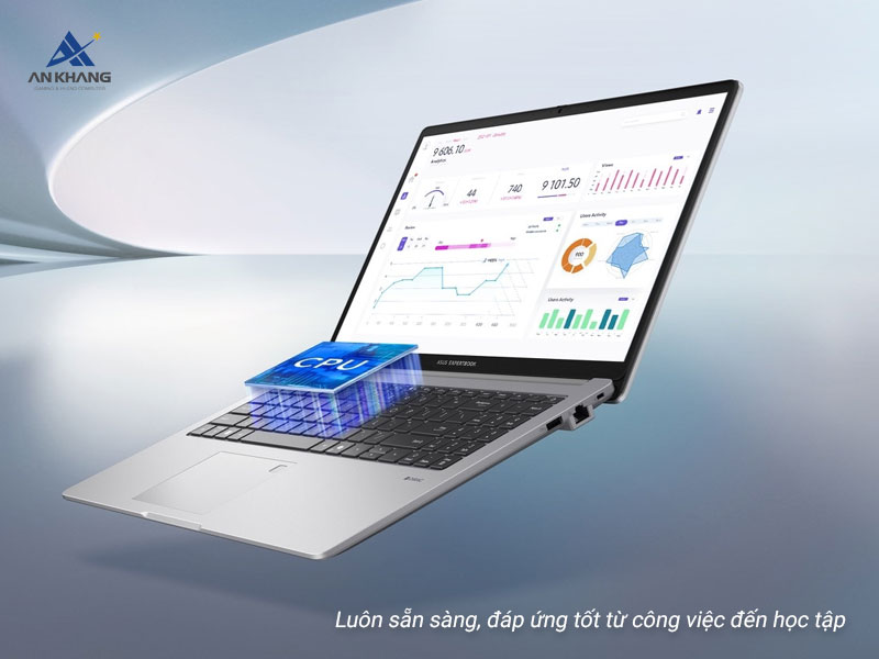 ASUS ExpertBook P1 P1503CVA-C5H16-63WS là trợ thủ mạnh mẽ cho học tập và công việc văn phòng
