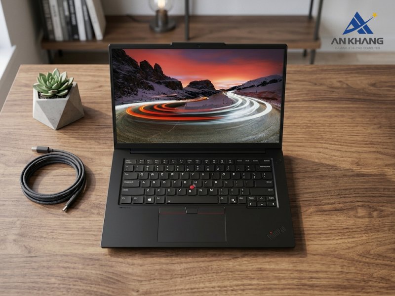 Lenovo ThinkPad P14s Gen 5 21G2003NVA mang lại khả năng kết nối toàn diện cho công việc chuyên nghiệp